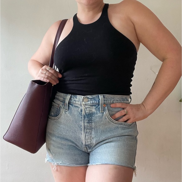 Tory Burch Large Triple Compartment Tote - Burgundy - Picture 4 of 12